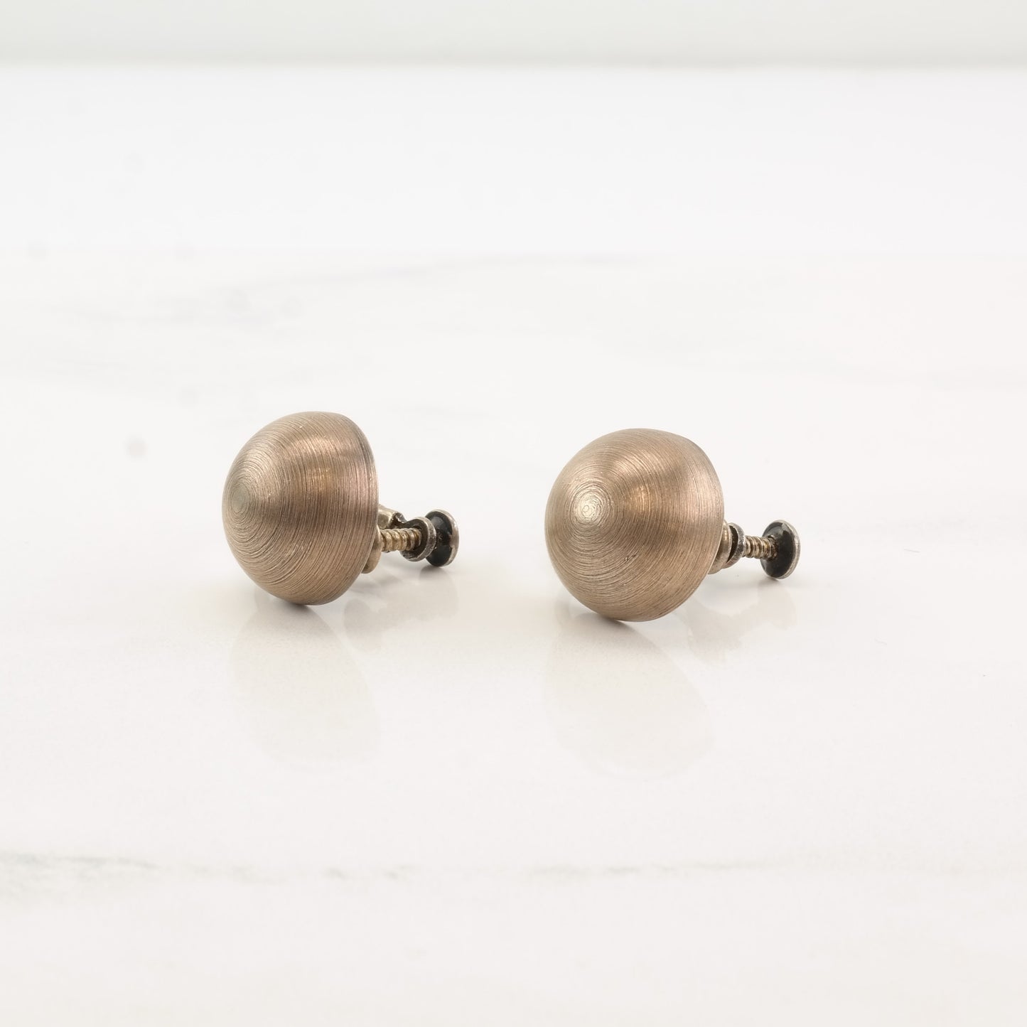 Sigi Pineda Sterling Silver Dome Earrings Screw back Clip On