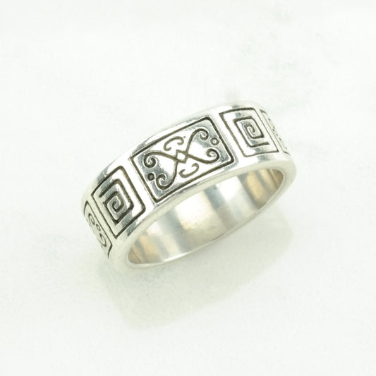 Sterling Silver Ring Overlay Size 7