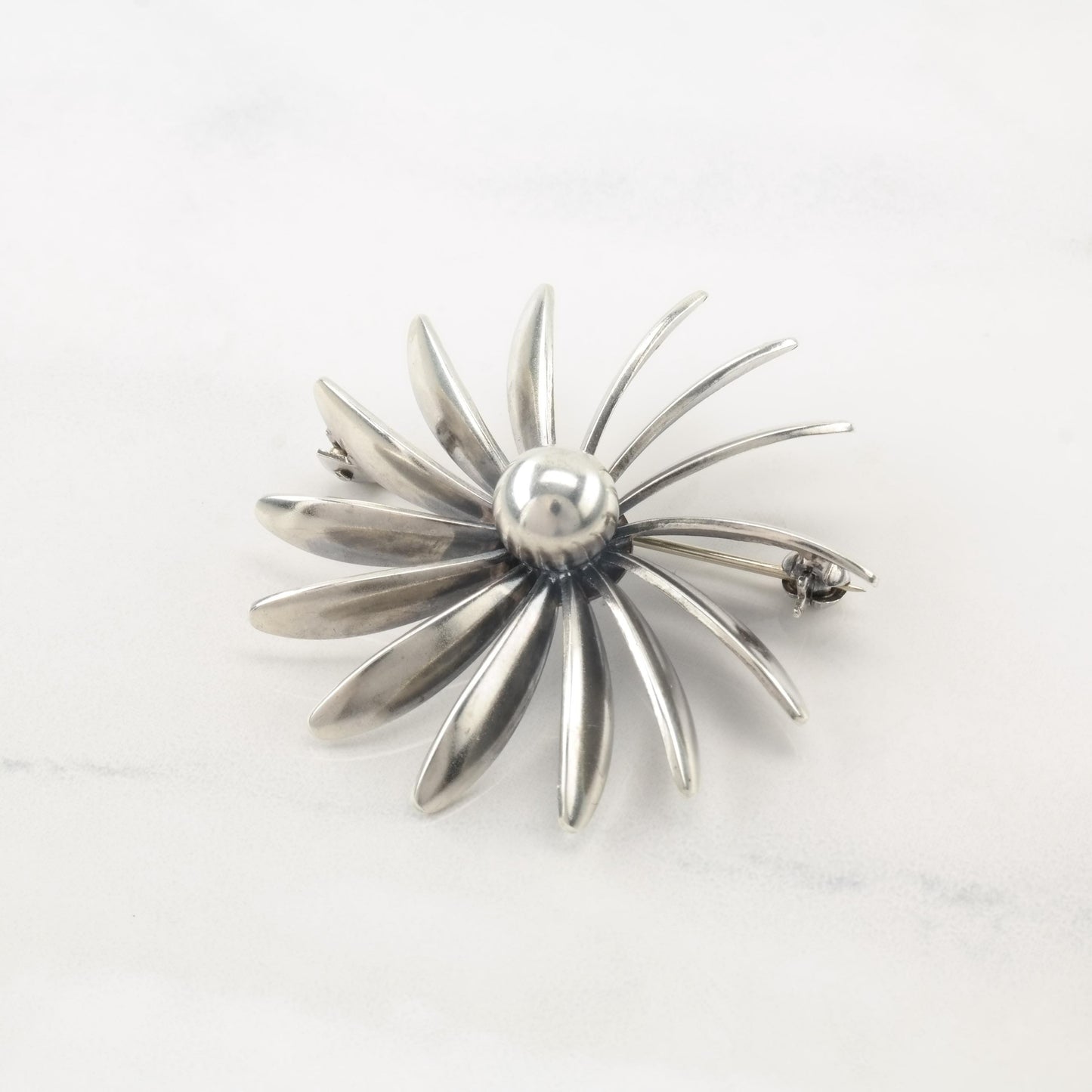 MCM Floral SCF, Denmark Sterling Silver Brooch