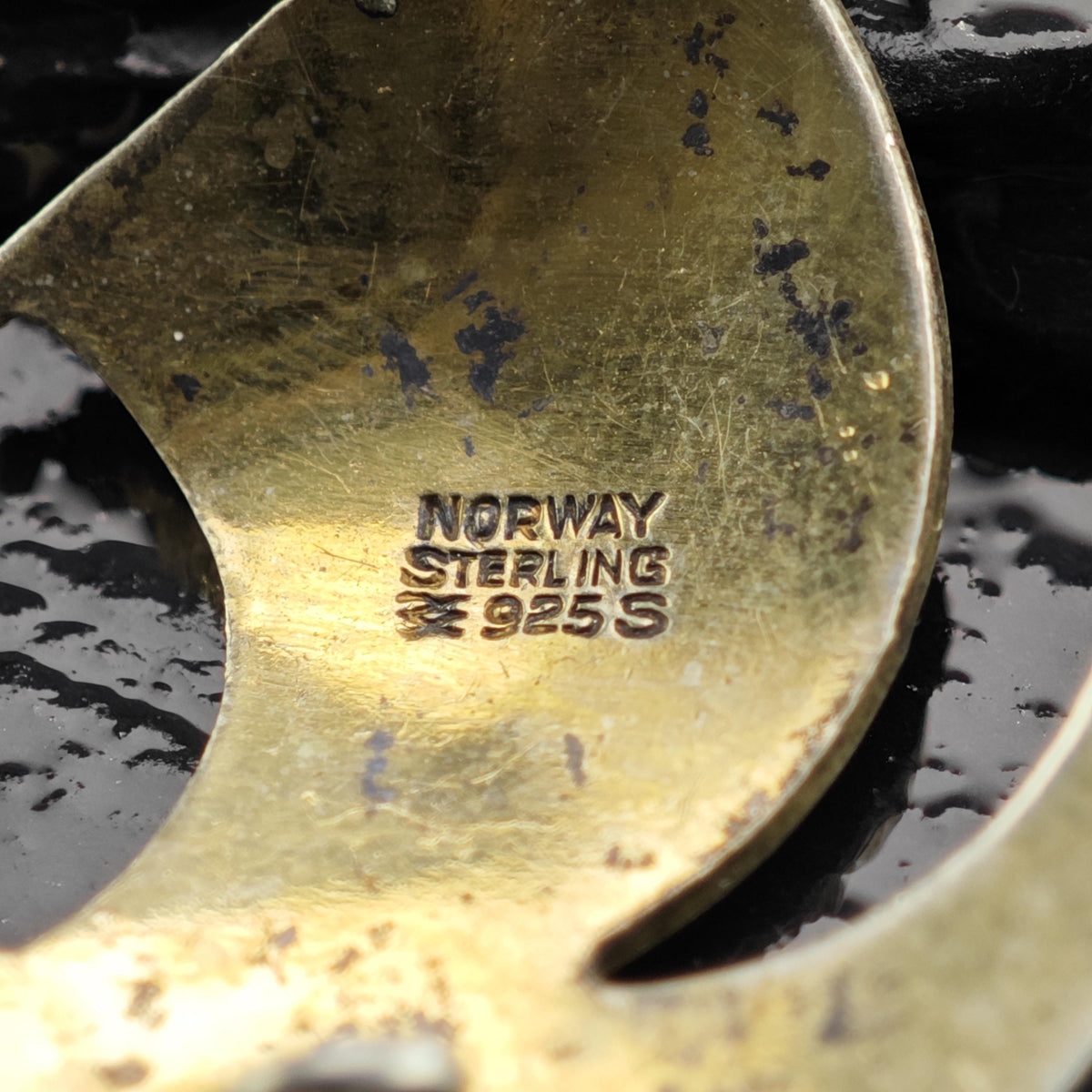 Norwegian Enamel Sailboat Sterling Silver Brooch/Pendant B2280