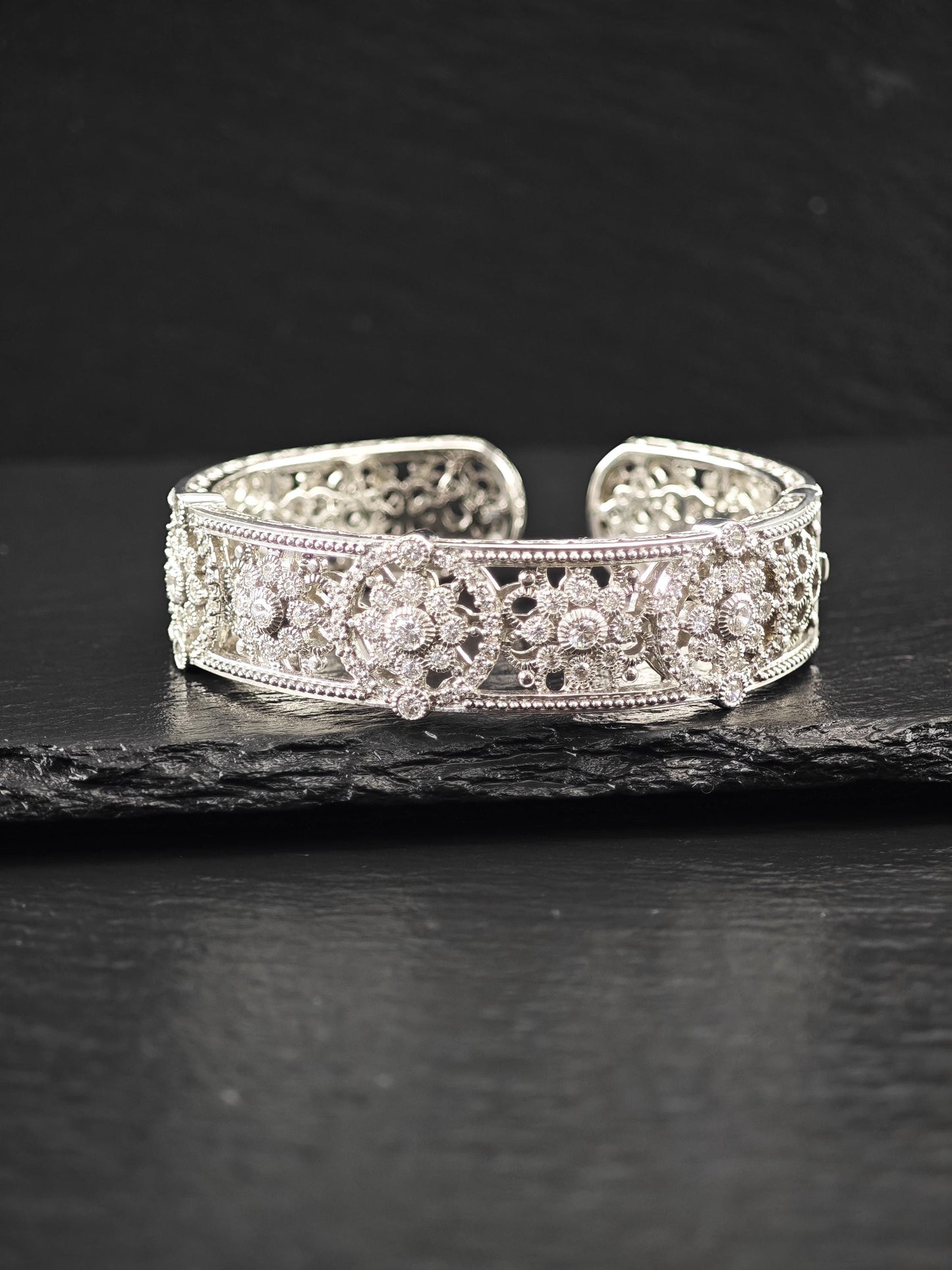 Judith Ripka, DQCZ Bracelet Sterling Silver