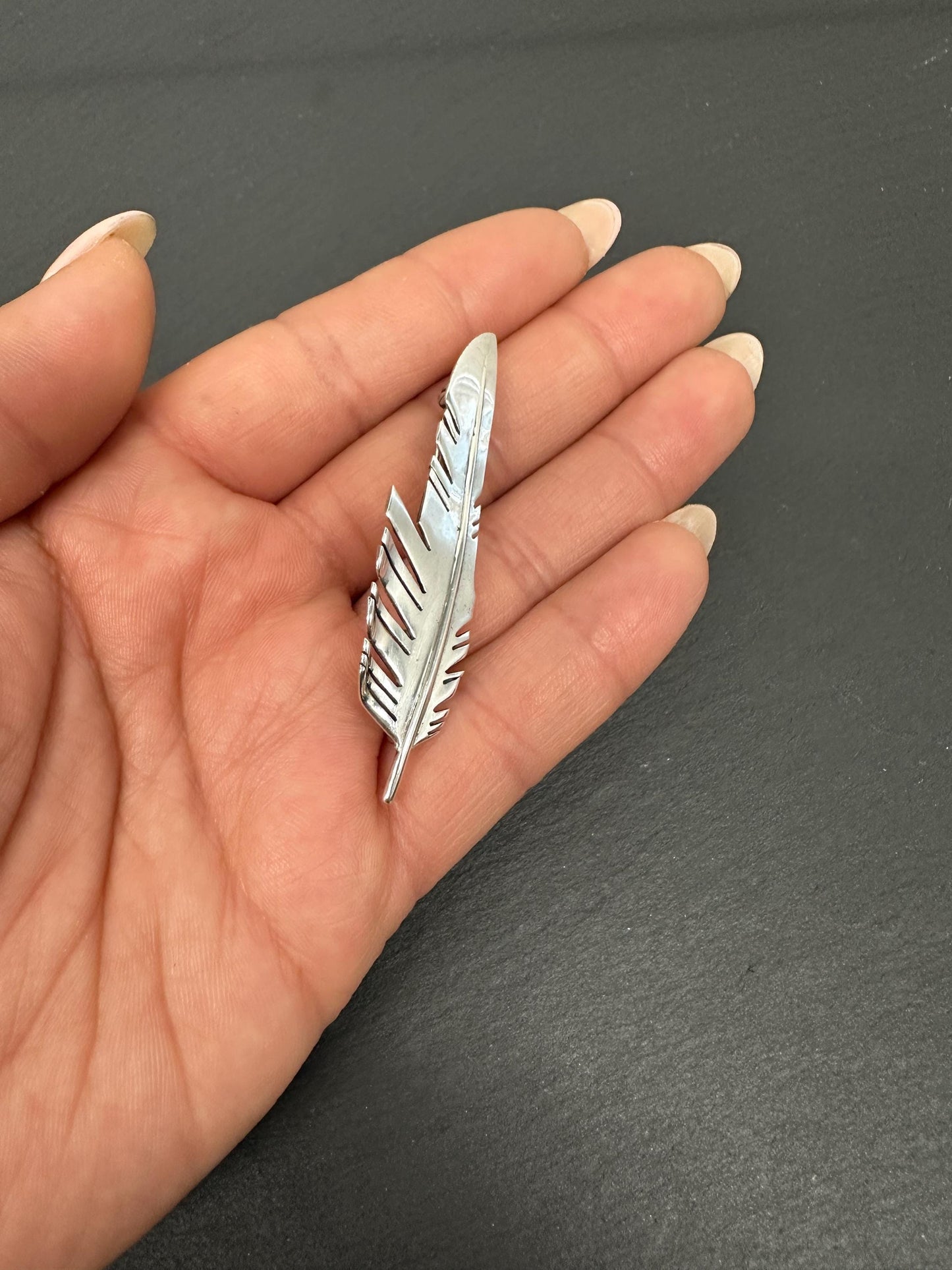 Ray Tracey Knifewing, Navajo Brooch/Pendant Sterling Silver