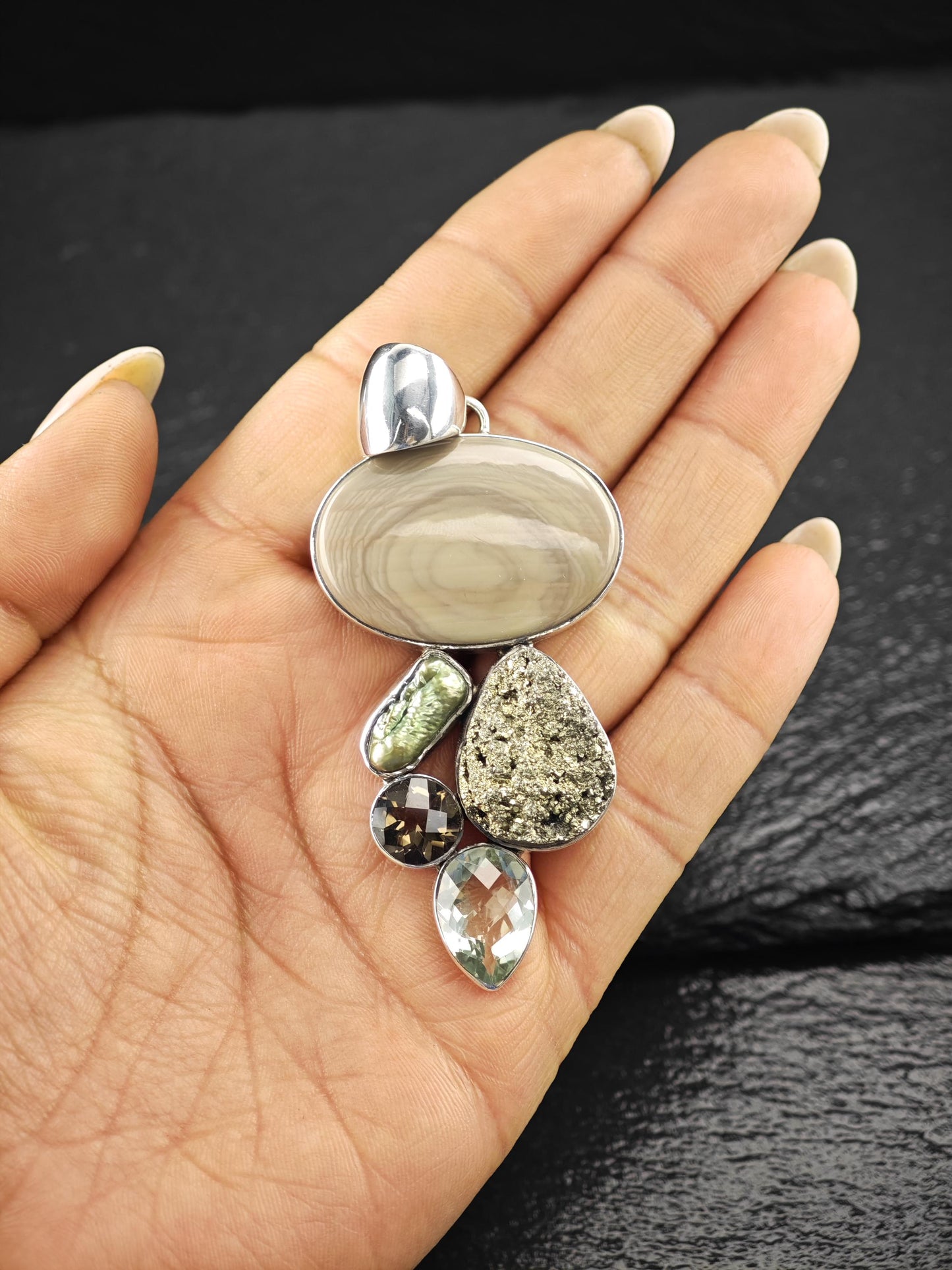 Gemstone Pendant Sterling Silver P2709