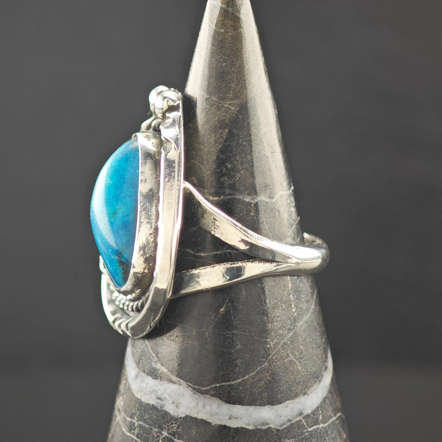 Native American Turquoise Ring Sterling Silver