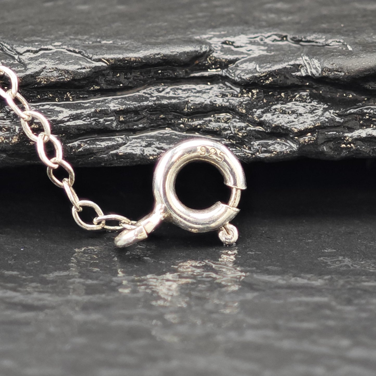 Lariat Sterling Silver Blue Moonstone Topaz Necklace