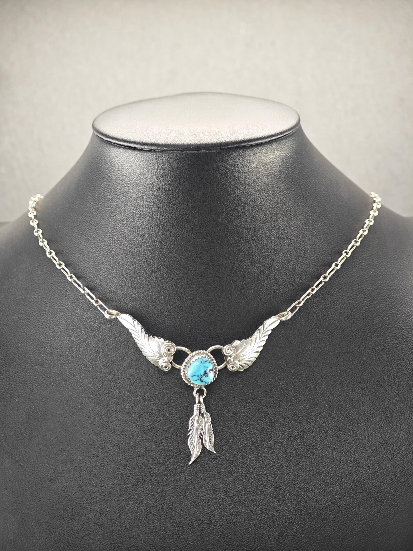 Choice of Vintage Sterling Silver Floral Necklace N2437