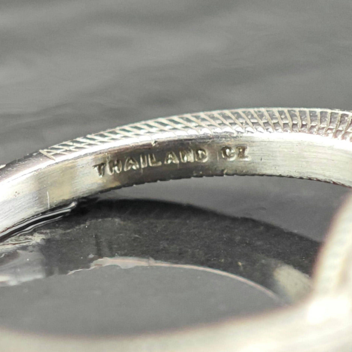 Vintage Judith Ripka DQCZ Sterling Silver Ring Sz 5 R6833