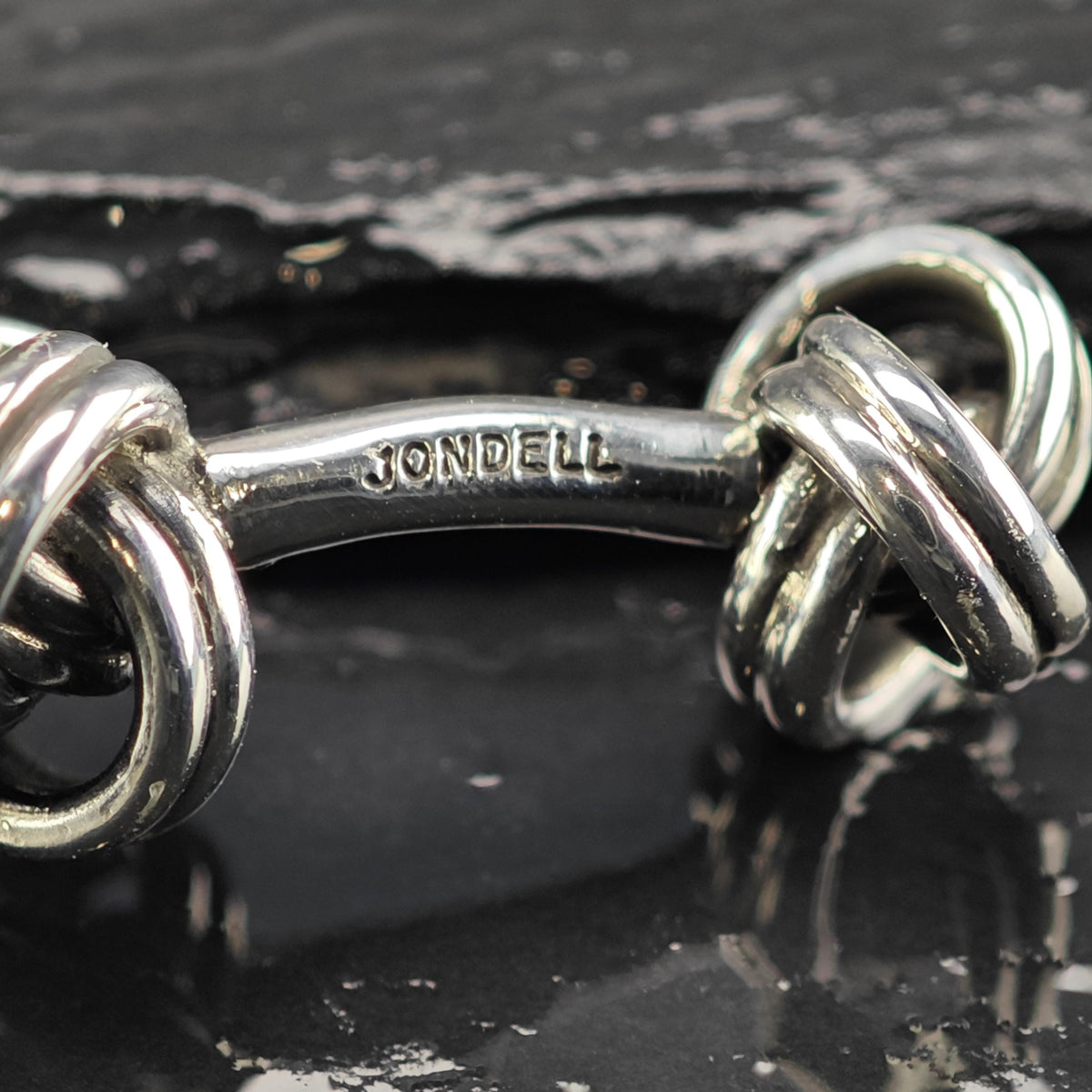 Vintage Jondell Twisted Knot Sterling Silver Cufflinks MISC0428