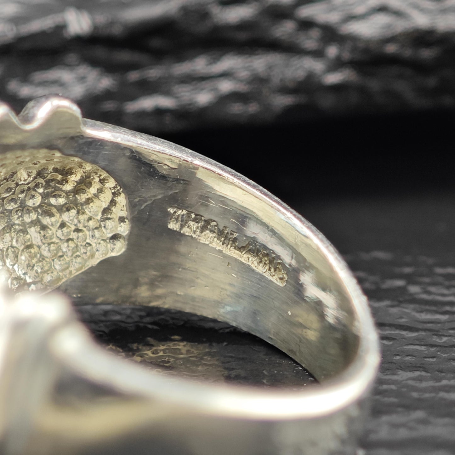 Blue Topaz Ring Sterling Silver Jewelry Size 6 R6099