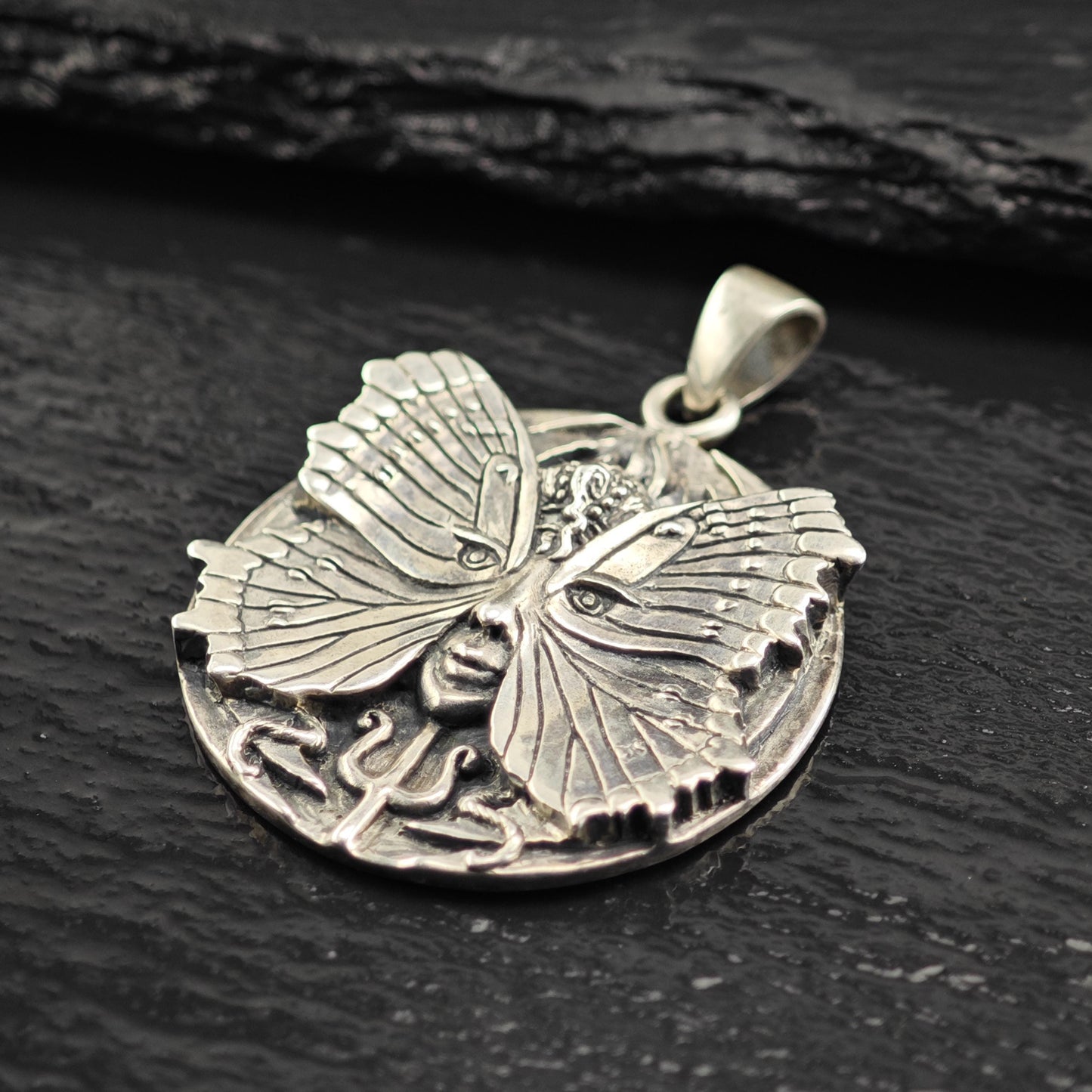 Oberon Zell Spirit Goddess Sterling Silver Pendant P3076