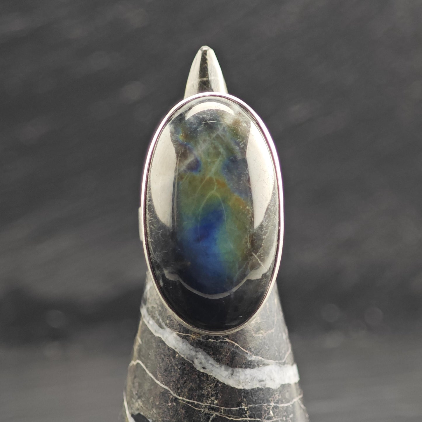 Swedish Labradorite Sterling Silver Ring Sz 5 R6697