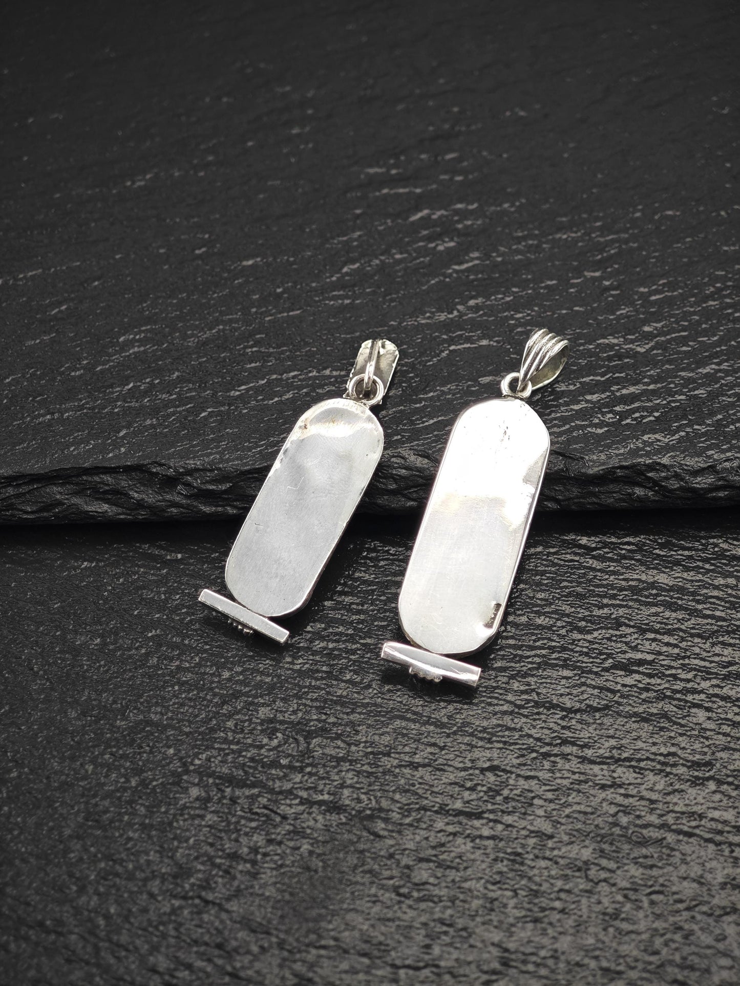 Choice of Egyptian Revival, Cartouche Pendant Sterling Silver P2727