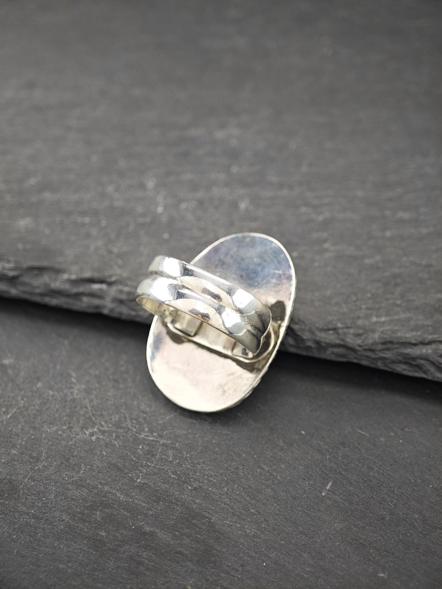 Vintage Southwest Turquoise Ring Sterling Silver