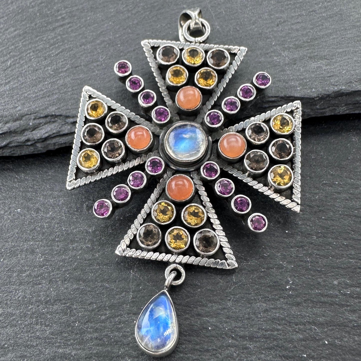 Nicky Butler Cross Pendant Sterling Silver P2687