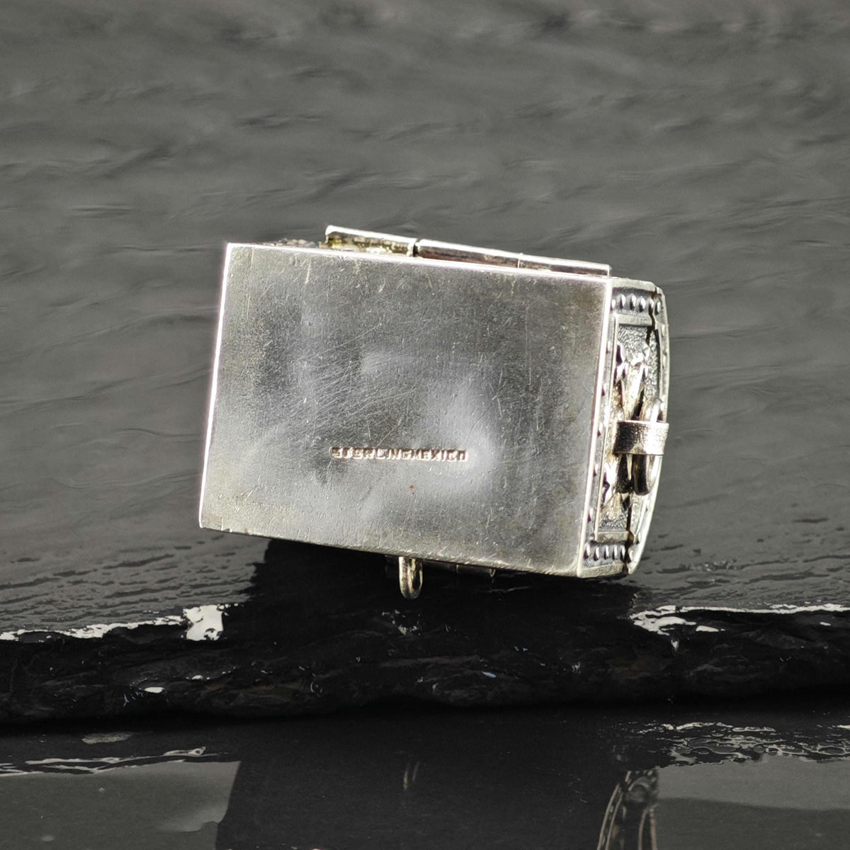 Vintage Sterling Silver Trinket Treasure Chest MISC0409