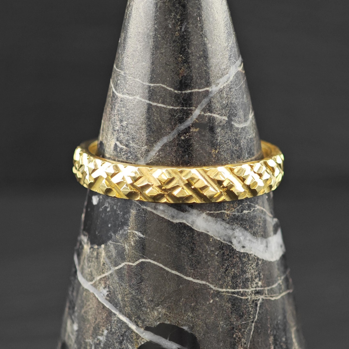 14K Gold Plated Sterling Silver Ring - Simple Minimalist Band