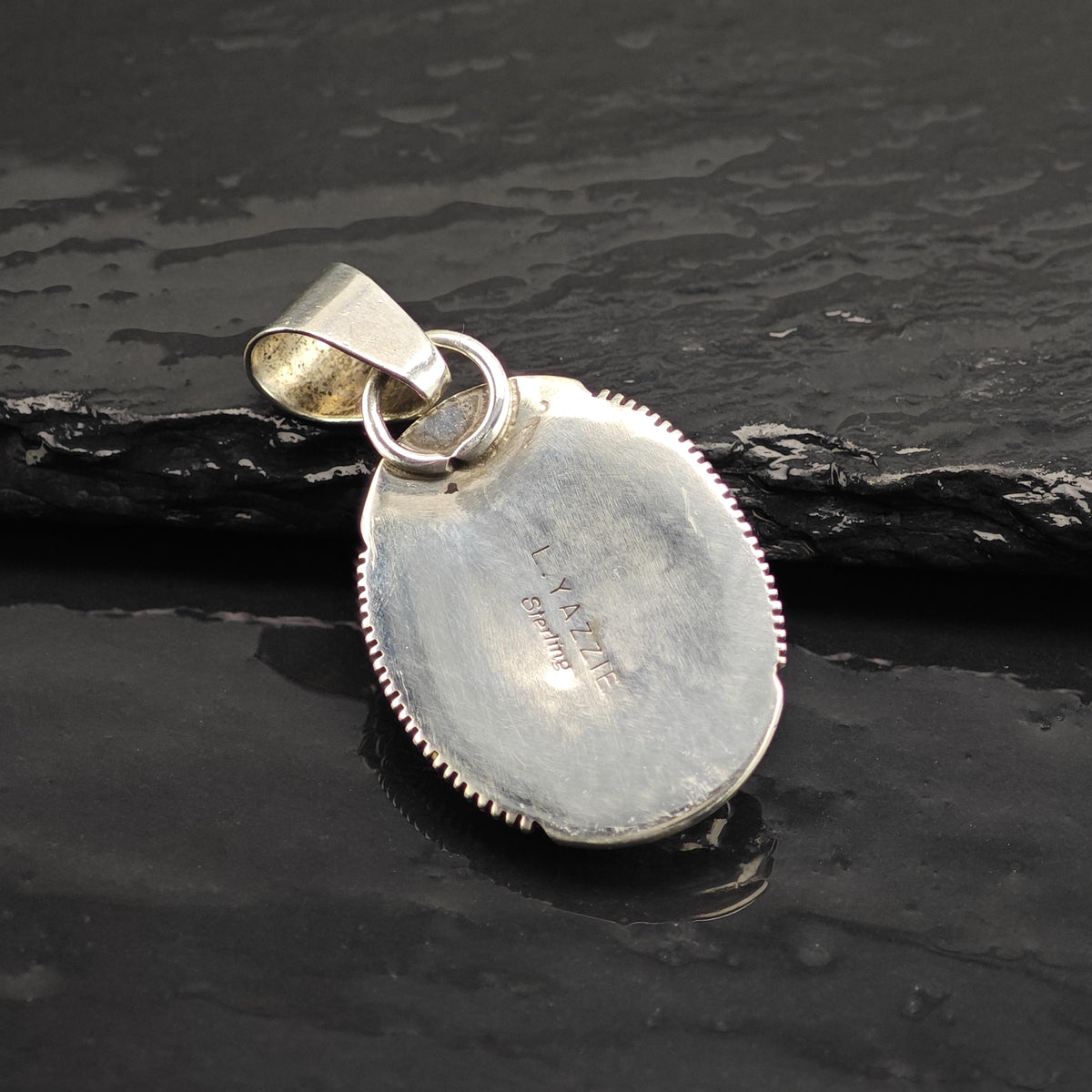 Choice of SW Oval Stone Pendant Sterling Silver P3134