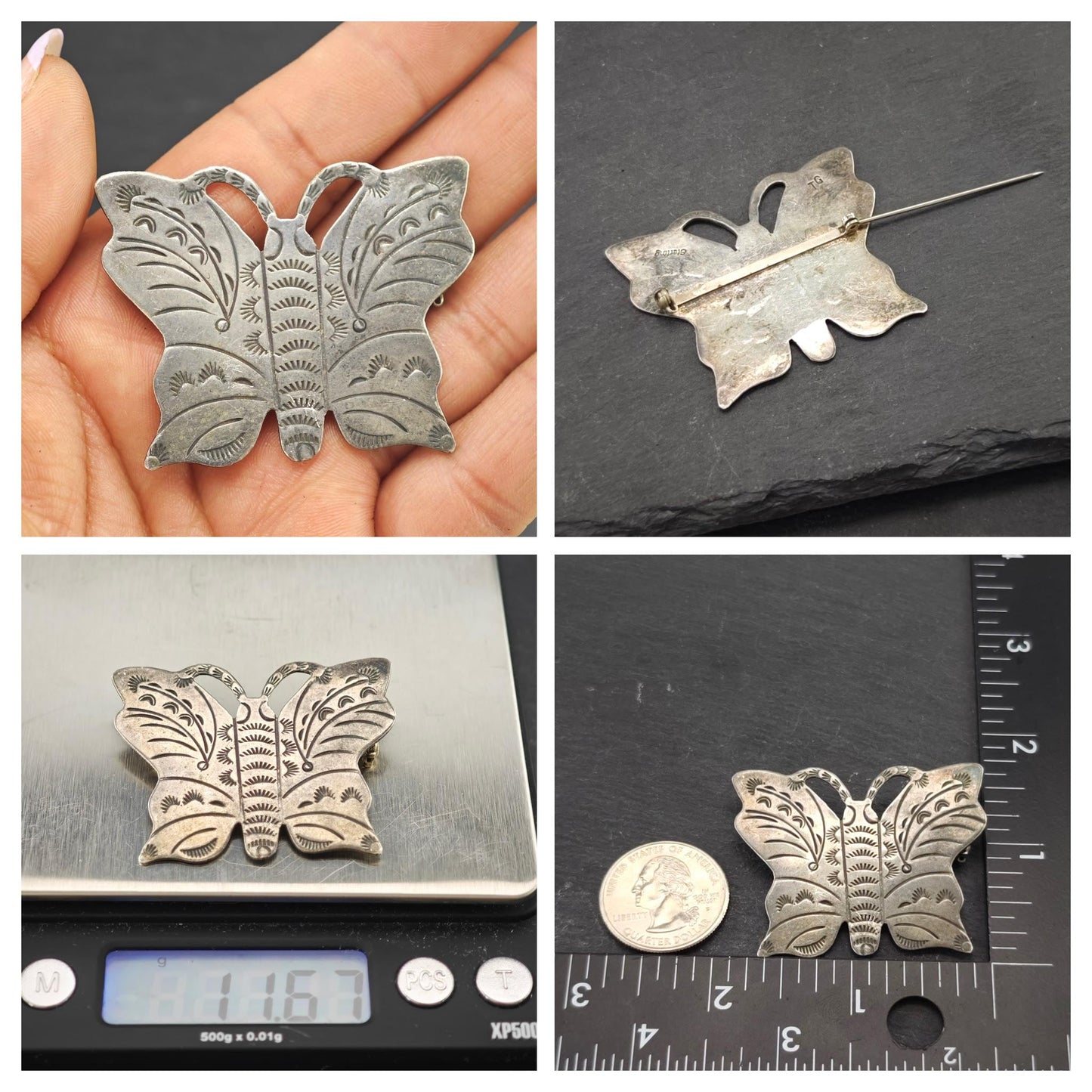 Choice of Animal Brooch Native American Sterling Silver