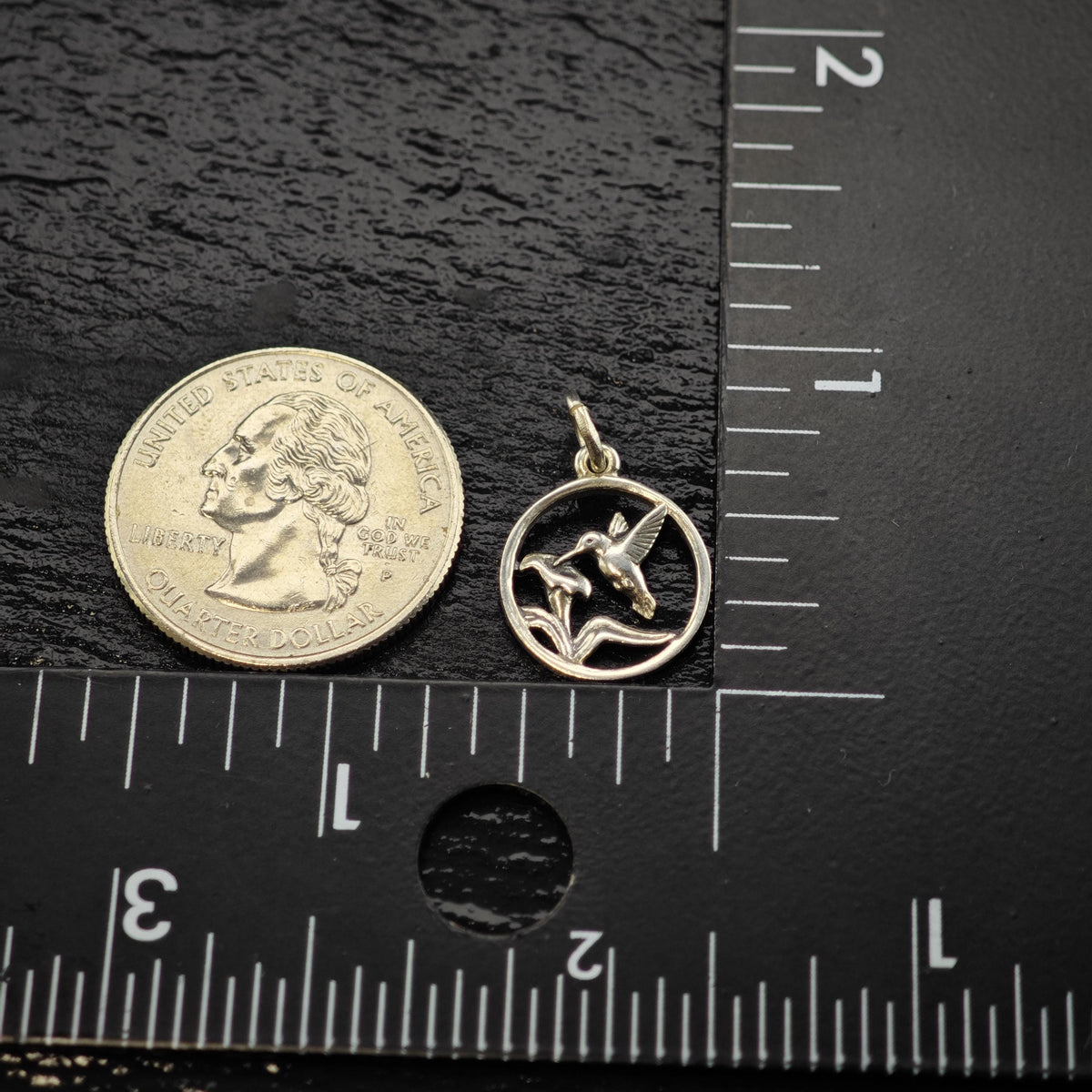 Vintage James Avery Sterling Silver Hummingbird Charm P3183