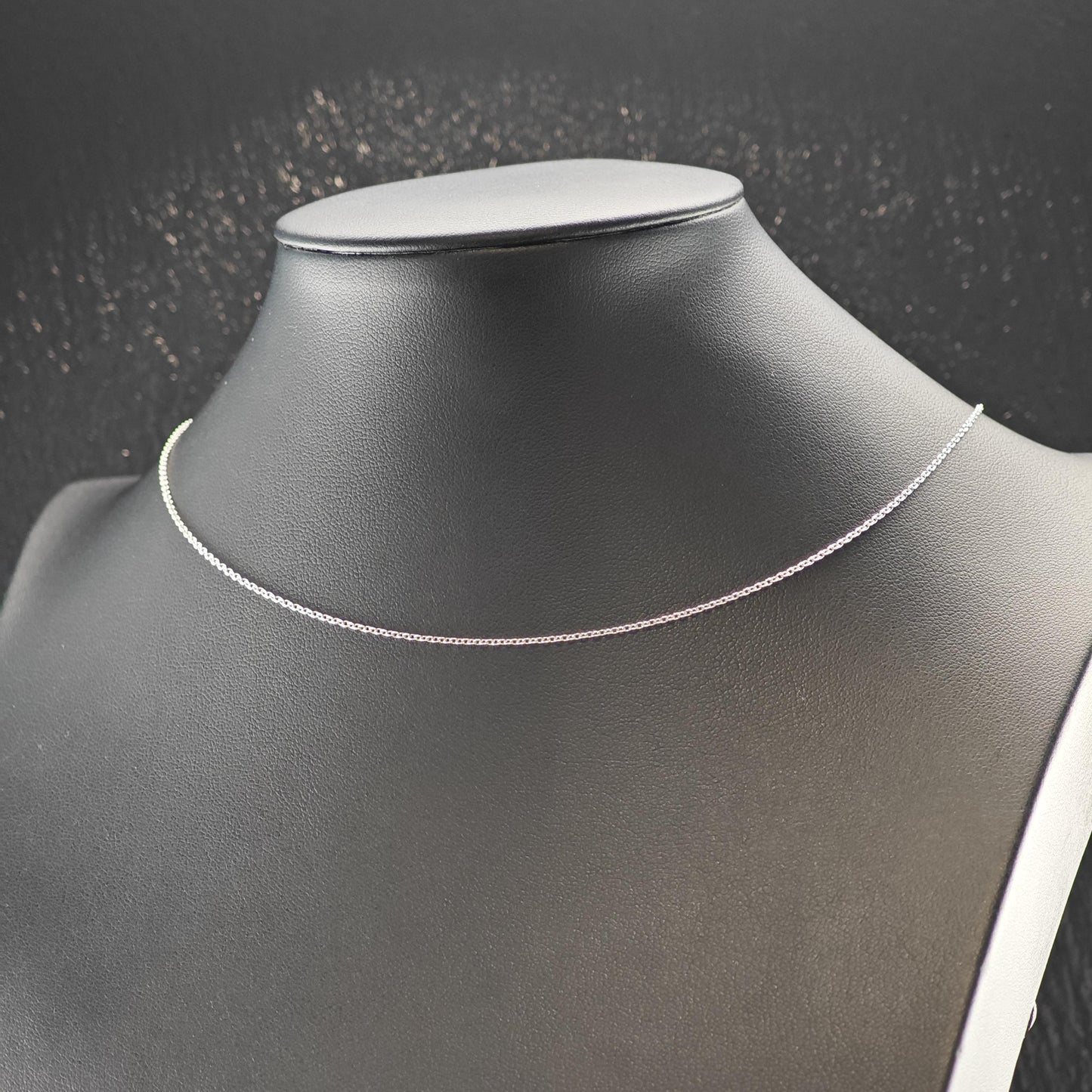 Sterling Silver Minimalist 1mm Cable Chain Necklace 20" N2648