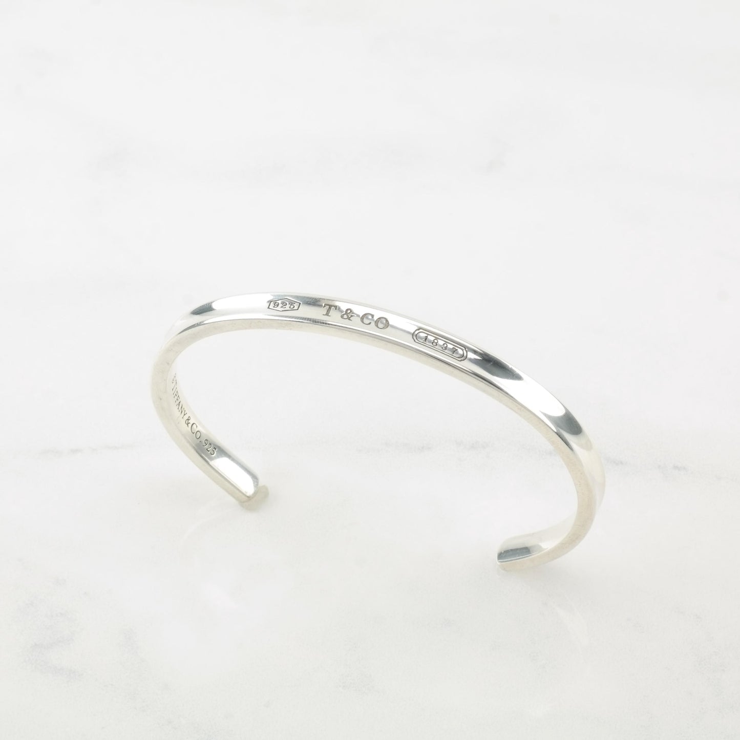 Tiffany & Co, 1837 5mm, Sterling Silver Cuff Bracelet