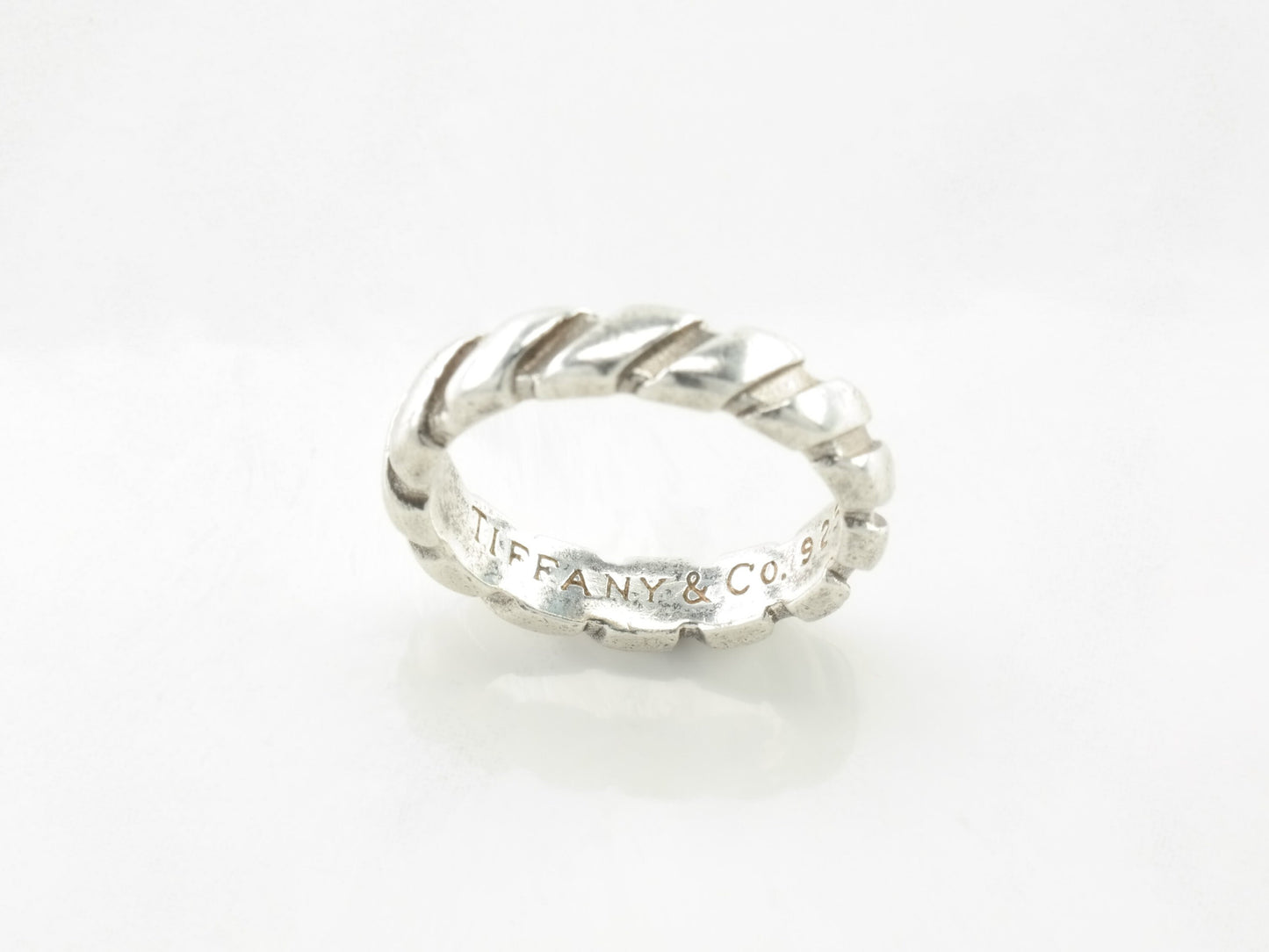Vintage Tiffany & CO Silver Ring Sterling Size 5